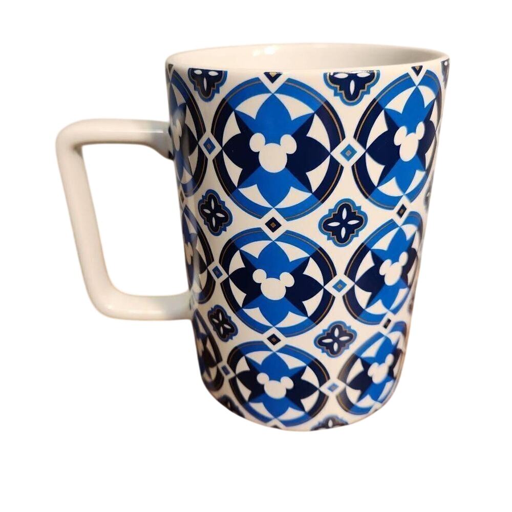 Disney Parks blue tile Mickey Mug